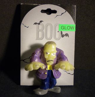 Halloween Frankenstein Monster Glow Pin