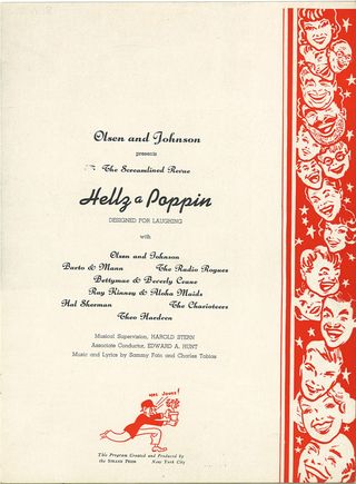 hellzapoppin theater program