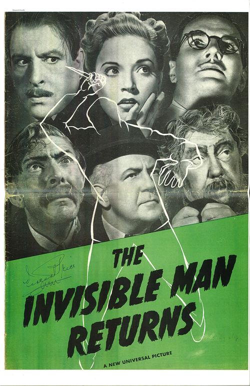 invisible man returns pressbook