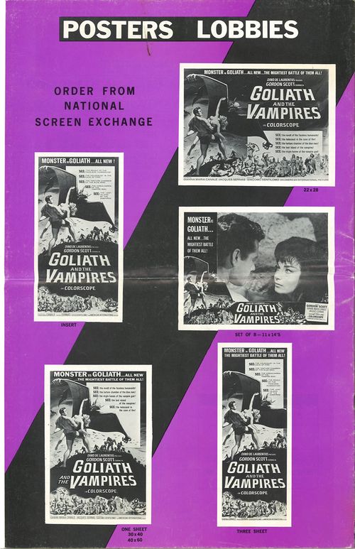 goliath and the vampires pressbook