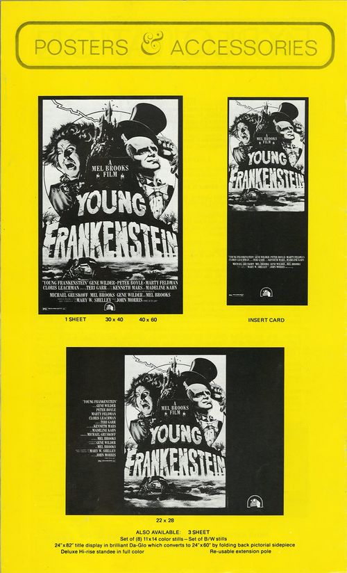 young frankenstein pressbook