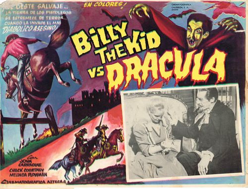 billy the kid vs dracula mexican lobby card