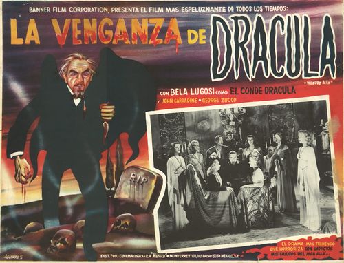 La Venganza De Dracula Mexican Lobby Card