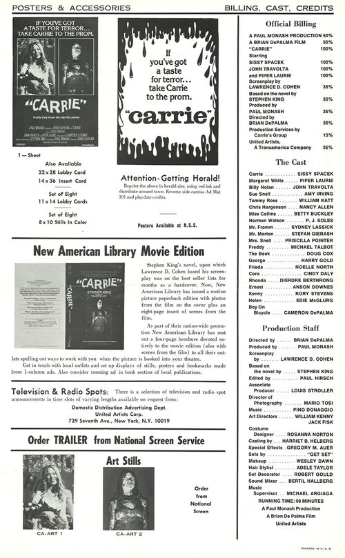 carrie pressbook