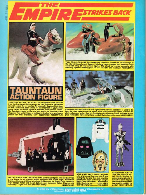 the empire strikes back toy ad