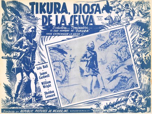 Tikura, Diosa Del La Selva Mexican Lobby Card