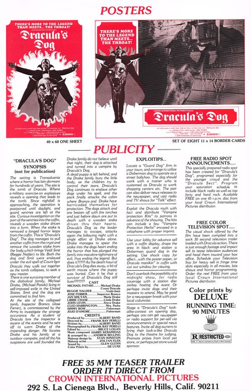 Dracula's Dog Pressbook