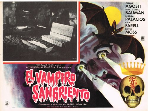 El Vampiro Sangriento Mexican Lobby Card