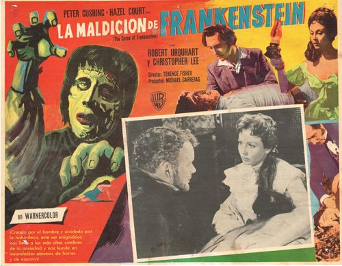 La Maldicion De Frankenstein Mexican Lobby Card