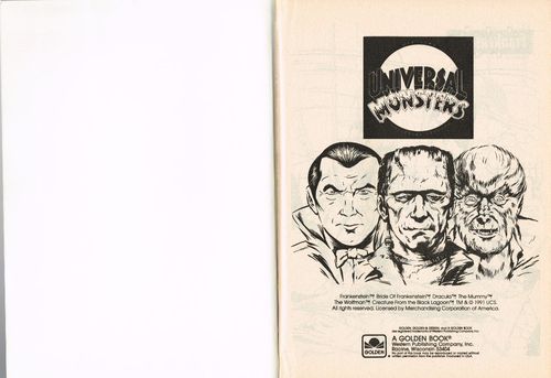universal monsters golden a big coloring book
