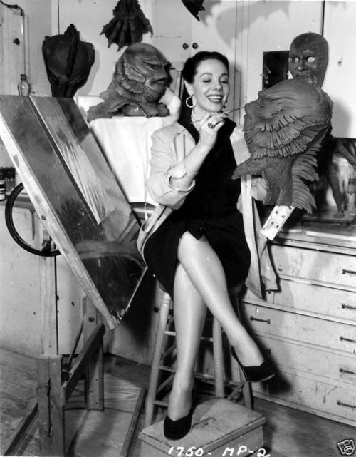Behind the scenes of “Creature From the Black Lagoon”, 1954 (11)