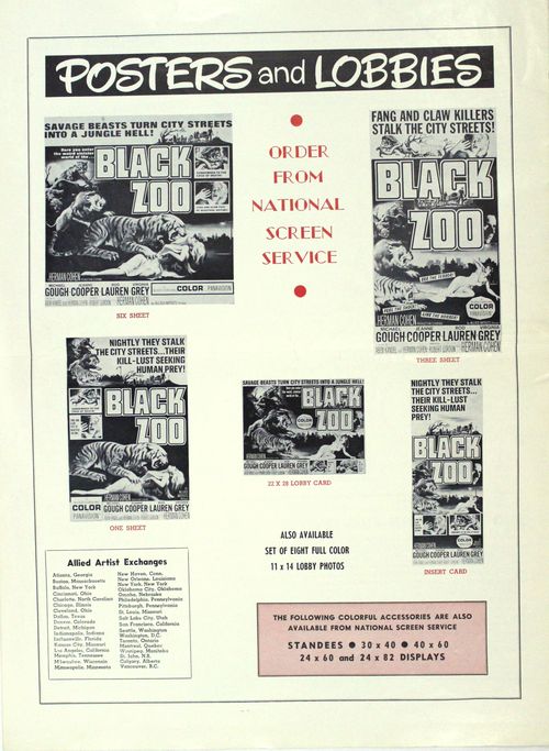 Black zoo pressbook bc