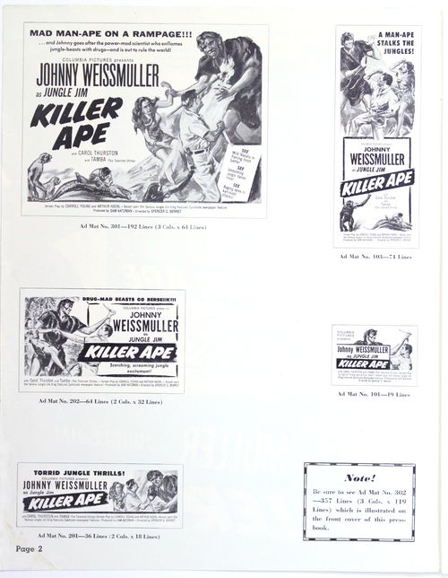 Killer ape pressbook 2