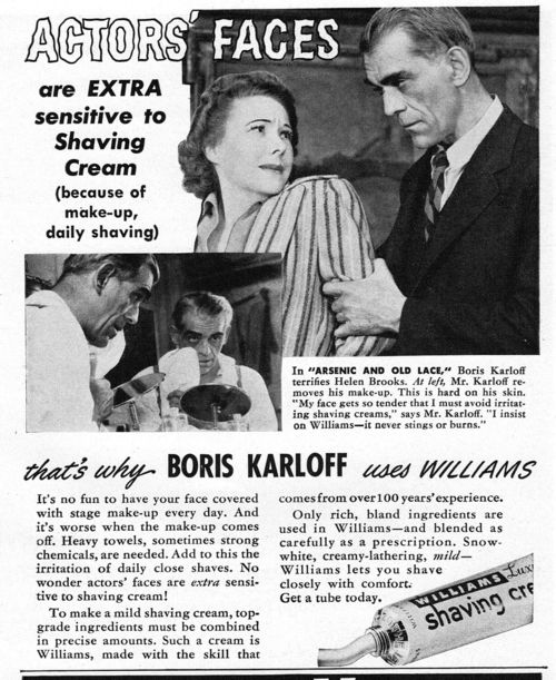 Boris-karloff-shave cream-ad