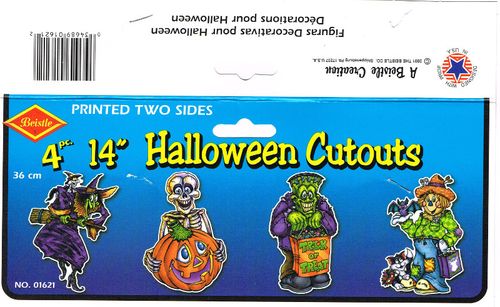 Halloween Beistle Cutouts 2001