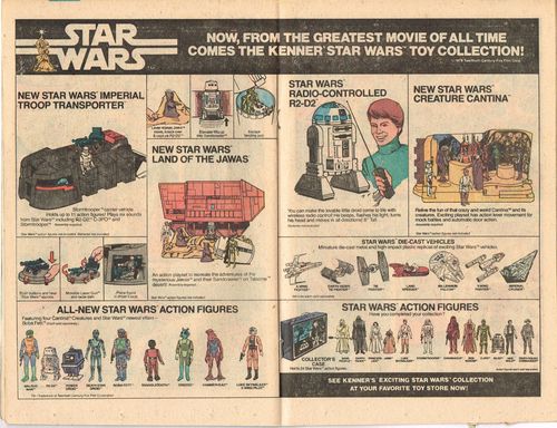 star wars comic book ad