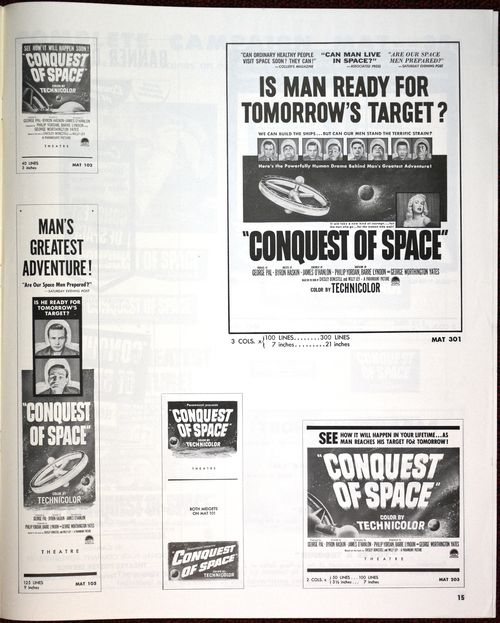 Conquest of space pressbook 15