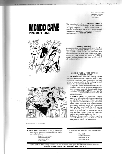 Mondo Cane Pressbook12062016