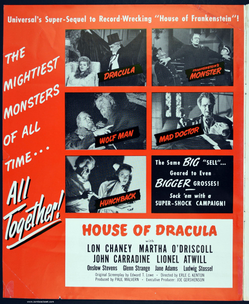 House of Dracula Pressbook 002