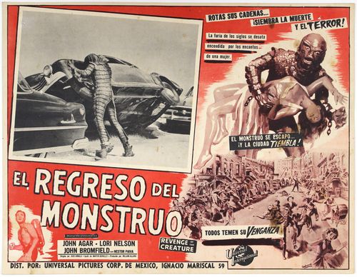 revenge of the creature mexican lobby card