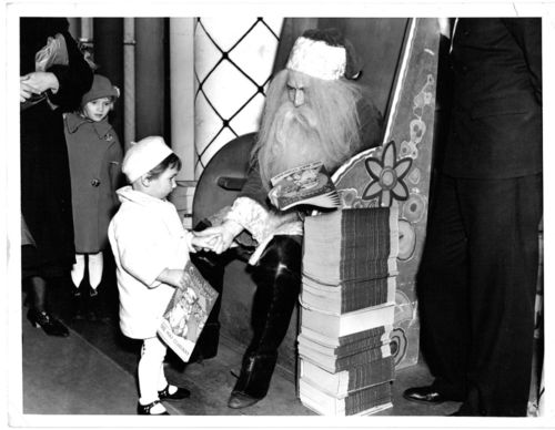 christmas santa press photo 1935