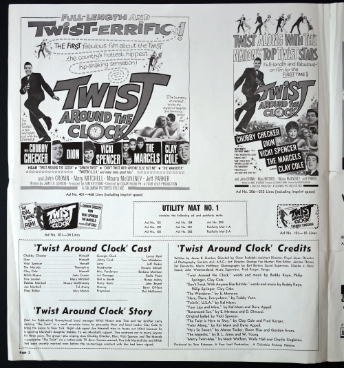 Twist Around the Clock Pressbook 01