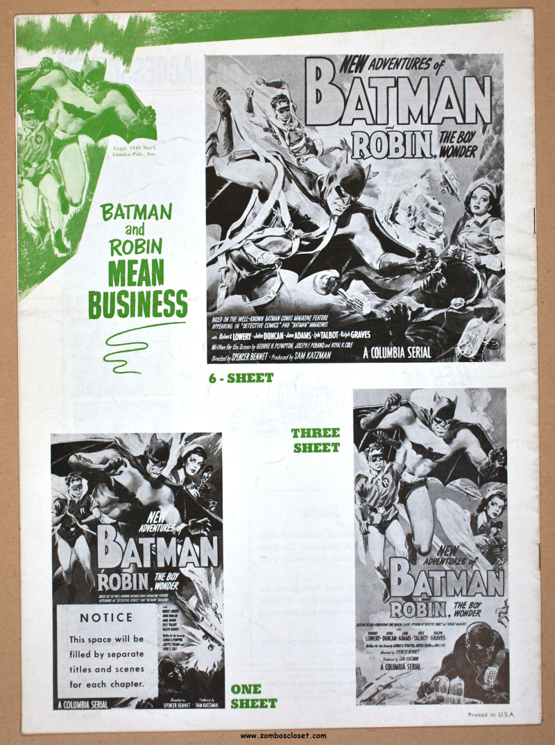 New Adventures of Batman and Robin Pressbook 09