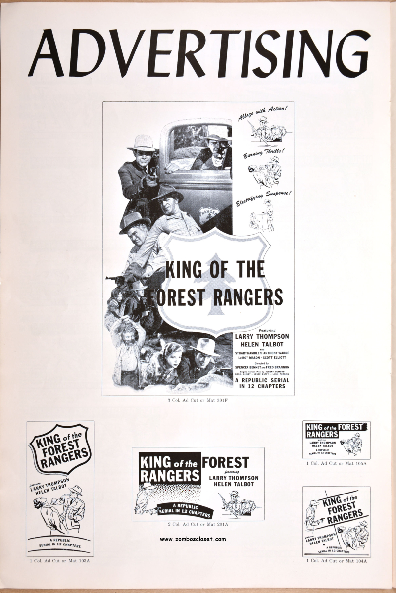 King of the Forest Rangers Pressbook 01