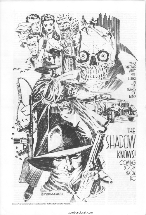 Steranko shadow comic scene