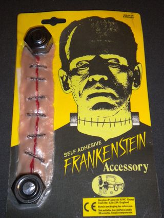 Halloween Self-Adhesive Frankenstein Accessory Scar and Neck Bolts