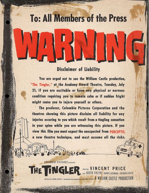 The Tingler pressbook