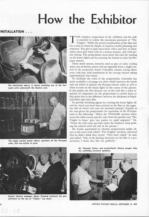 the tingler pressbook