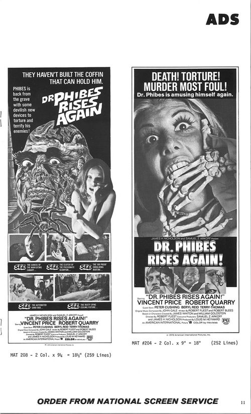 dr phibes rises again pressbook