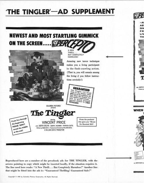 the tingler pressbook