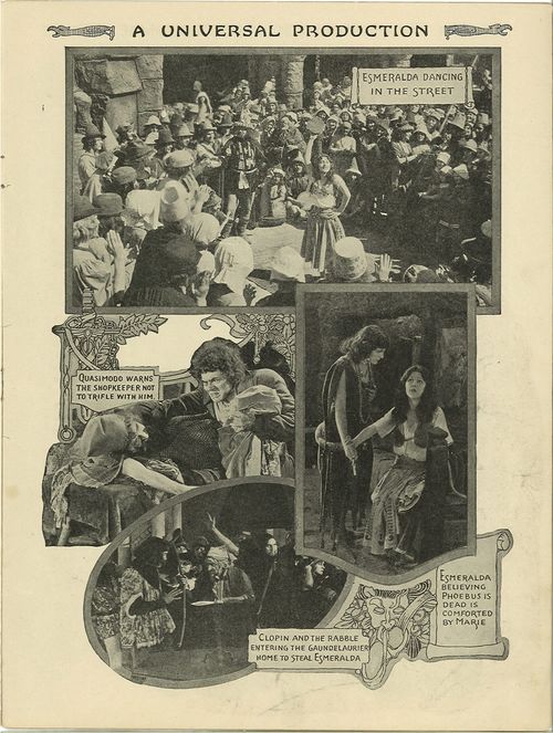 hunchback of notre dame souvenir program