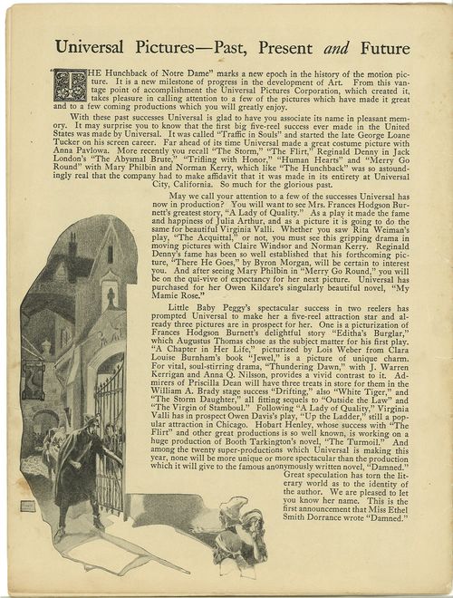 hunchback of notre dame souvenir program