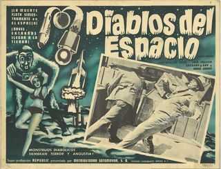 Diablos del Espacio Mexican Lobby Card