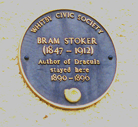 Bram Stoker Plaque Whitby England