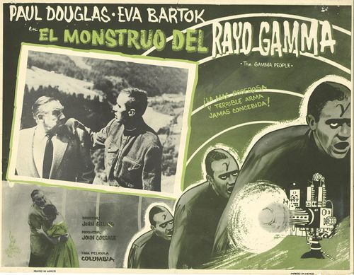 el monstruo del rayo gamma lobby card