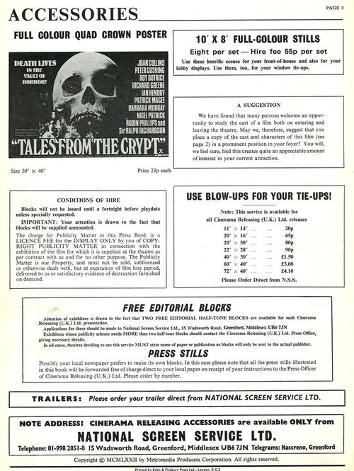 tales from the crypt pressbook