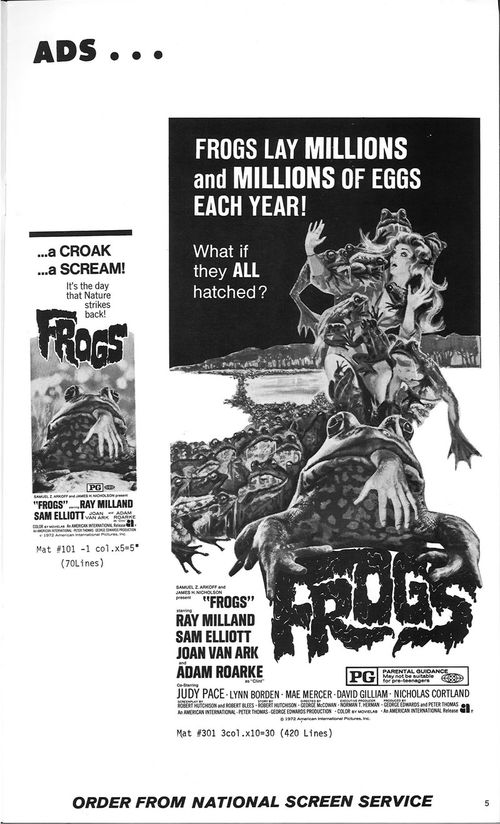 frogs pressbook