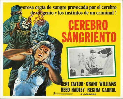 cerebro sangriento lobby card