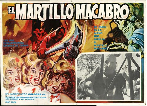 el martillo macabro lobby card