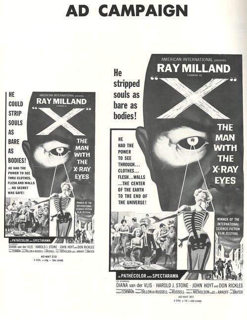 man with the x-ray eyes pressbook