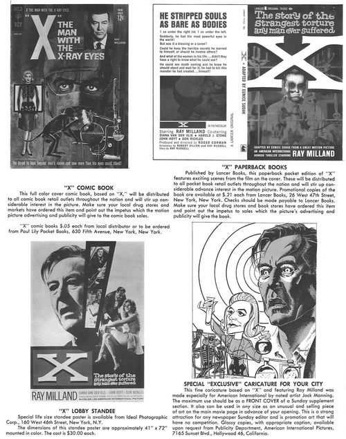 man with the x-ray eyes pressbook