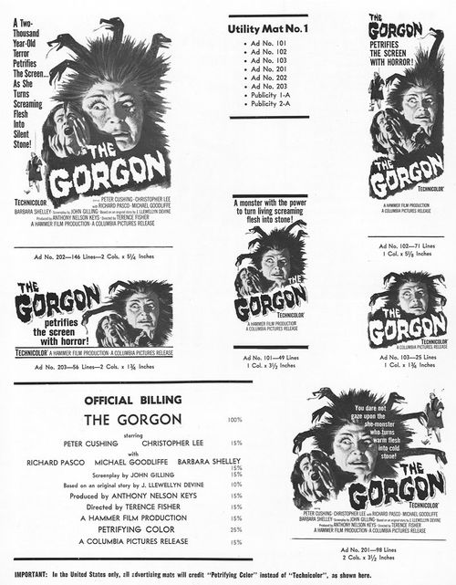 the gorgon pressbook