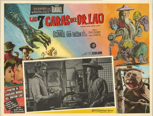 las 7 caras del dr. lao mexican lobby card