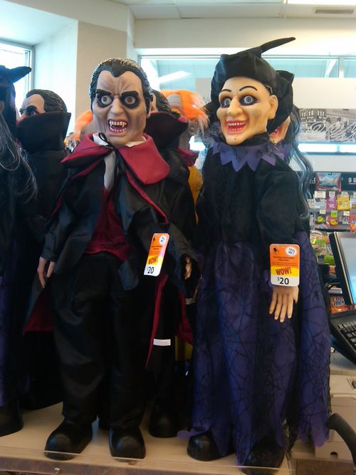 walgreens dracula and witch figures