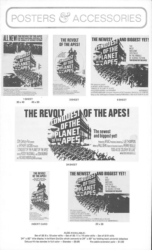conquest of the planet of the apes pressbook