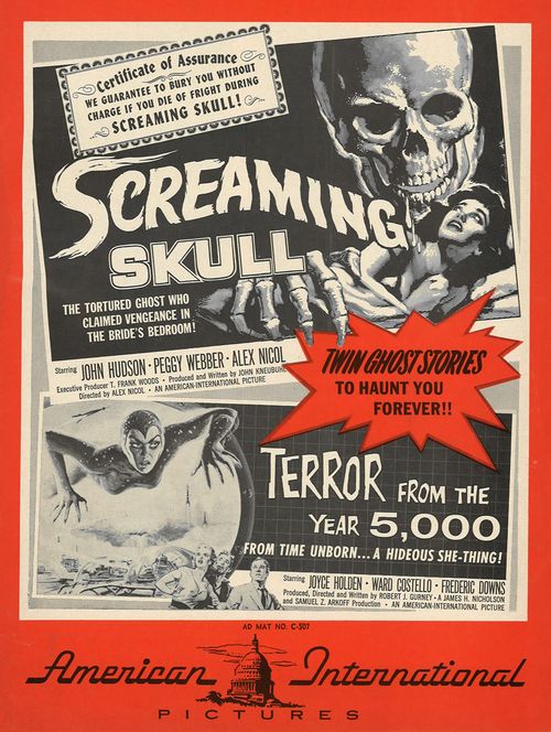 screaming skull pressbook